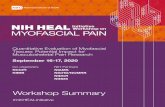 NIH HEAL Initiative Workshop on Myofascial Pain - NCCIH