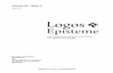 Logos & Episteme Volume 3 Issue 3 2012