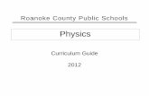 Physics Curriculum Guide - Roanoke County Public Schools