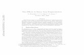 Size Effects in Heavy Ions Fragmentation