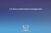L11 Non-conformance management
