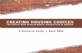 CREATING HOUSING CHOICES