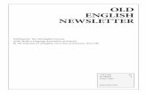 OLD ENGLISH NEWSLETTER