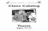 Class Catalog Teens - Whole Children