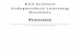 KS3 Science Independent Learning Booklets Pressure