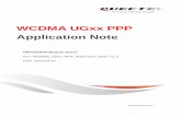WCDMA UGxx PPP Application Note - Quectel