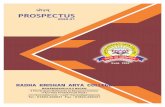 Prospectus - RK Arya College SBS Nagar