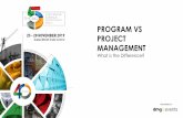 PROGRAM VS PROJECT MANAGEMENT - thebig5.ae