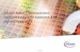 Infineon AURIX™ Microcontrollers Intelligent solutions for ...