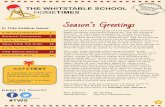 Season's Greetings - The Whitstable School