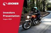 Investors Presentation - Eicher Motors