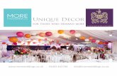 Unique Decor - More Weddings