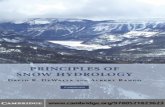 PRINCIPLES OF SNOW HYDROLOGY