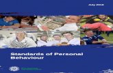 Standards of Personal Behaviour - Somerset YFC