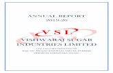 Annual Report 2019-20 - Vishwaraj Sugar Industries Limited