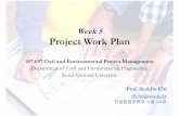 Project Work Plan - SNU OPEN COURSEWARE