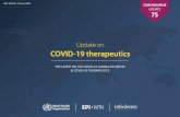 COVID-19 therapeutics - WHO | World Health Organization