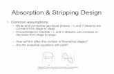 Absorption & Stripping Design