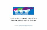 Smart Cookies Troop Database Guide (2021-22)