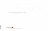 Process Valve Qualification Procedure