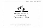 ,11W 136th Annual Statistical Report 1998 - Adventist Archives