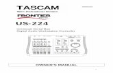 us224_manual.pdf - TASCAM