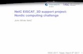@let@token NeIC EISCAT_3D support project: Nordic computing ...