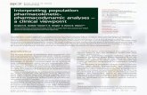 Interpreting population pharmacokinetic-pharmacodynamic analyses - a clinical viewpoint
