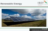 Renewable Energy - IBEF Presentation