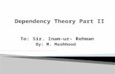 Presentation on Dependency Theory