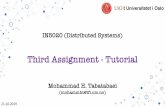 Third Assignment - Tutorial - UiO