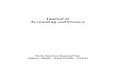 Journal of Accounting and Finance