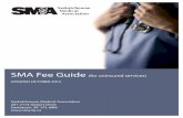 SMA Fee Guide (for uninsured services)