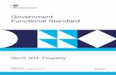 Government Functional Standard - GovS 004: Property