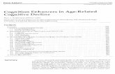 Cognition enhancers in age-related cognitive decline