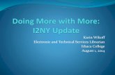 Doing More with More: I2NY Update - IDS Project