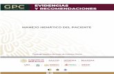 MANEJO HEMÁTICO DEL PACIENTE - cenetec-difusion.com