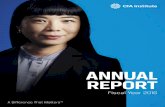 CFA Institute Annual Report Fiscal Year 2016