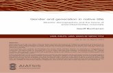 Gender and generation in native title: director demographics and the future of prescribed bodies corporate
