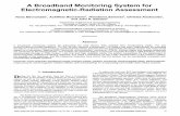 A Broadband Monitoring System for Electromagnetic-Radiation Assessment
