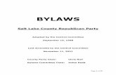 BYLAWS - Salt Lake County Republican Party