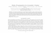 Pulse Propagation in Granular Chains