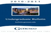 2 0 1 1 Undergraduate Bulletin