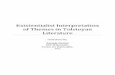 Existentialist Interpretation of Themes in Tolstoyan Literature