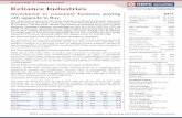 Reliance Industries - HDFC securities