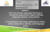 Identity, language identity, and position from the immigrant's perspective