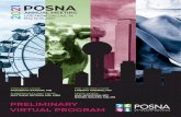 POSNA.org - PRELIMINARY VIRTUAL PROGRAM