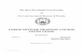 LODGE OFFICER TRAINING COURSE STUDY GUIDE