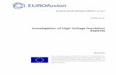 Investigation of High Voltage Insulation Aspects