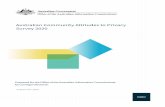 Australian Community Attitudes to Privacy Survey 2020